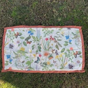 Clarke & Clarke Secret Garden Custom Decorative Pillow Cover Floral Butterflies